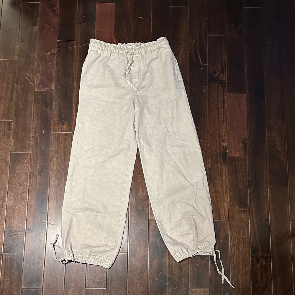 Zara Beige Track Pants